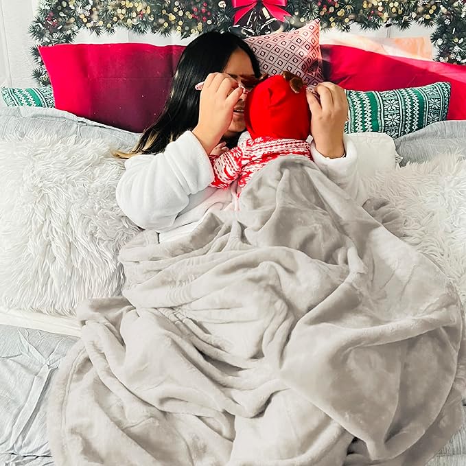 Bedsure GentleSoft Twin XL Fleece Blanket Dorm Bedding - Lightweight Soft Cozy Blankets for Bed, Sofa, Couch, Travel, Camping, Linen, 66"x90"