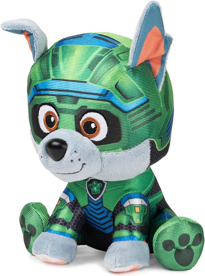 GUND PAW Patrol: The Mighty Movie Rocky Stuffed Animal, Officially Licensed Plush Toy for Ages 1 and Up, 6”