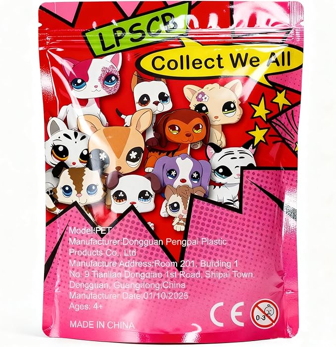 3pcs/Set Custom Flocked Pet Shop Toys Short Hair Cat Kitten Collie Great Dane Cocker Spaniel Dachshund Puppy Dog OOAK Compatible with LPS (#363 and 893 and 272)