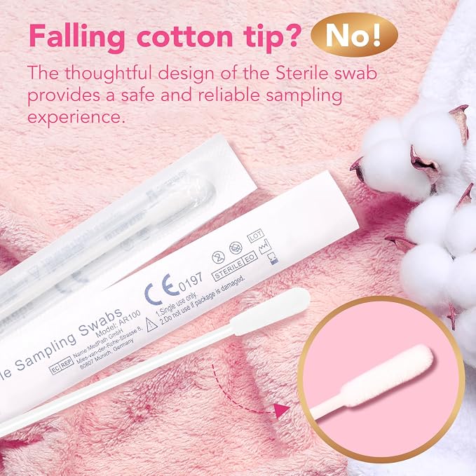 Easy@Home Vaginal pH Test -30 Strips | BV Test Kit at Home for Women | Yeast Infection Test + pH Balance for Women
