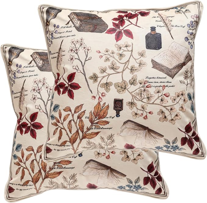 Designer French Velvet Throw Pillow Cover,Set of 2,22"x22"-Xipeia | Pillow Cover,Concealed Zipper Design,Dragonfly Pattern,Sofas,Bedroom,Living Room,Lounge Chairs,All Season Home Decor