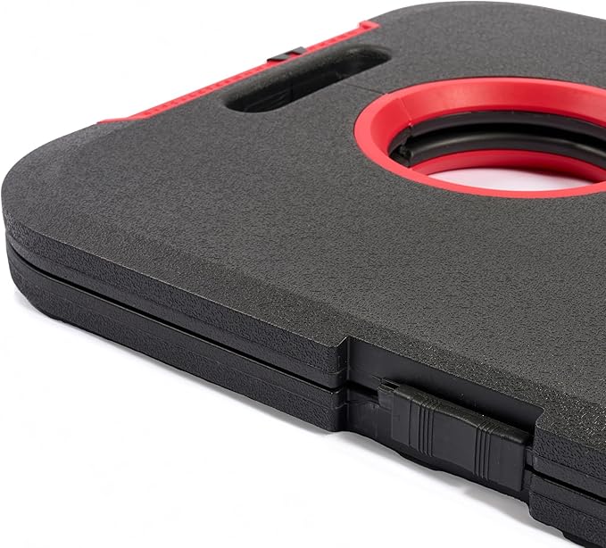 EastPoint Cornhole Board Set, Go Gater - Black/Red, 24 x 18 in - Foldable Design for Camping Accessories - Weather-Resistant for Beach Games - Official Bean Bag Toss for Backyard Games