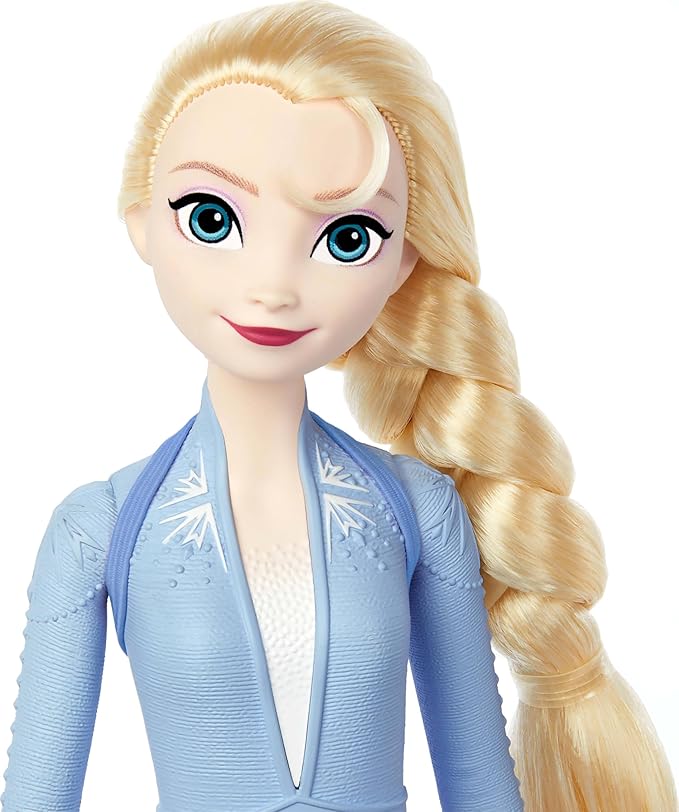 Mattel Disney Frozen Toys, Elsa Singing Adventure Fashion Doll in Signature Clothing, Sings “Into the Unknown” from Disney's Frozen 2 Movie