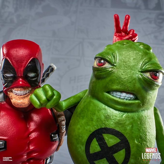 Marvel Legends Maximum Series Deadpool, Deluxe Deadpool Comics Collectible 6-Inch Action Figure with 24 Accessories Including X-Force’s Doop
