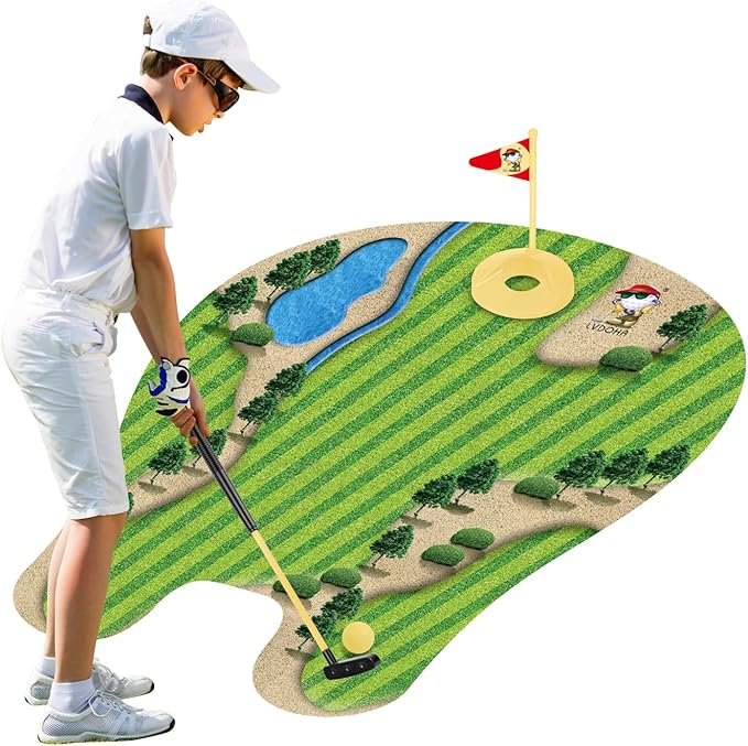 Toilet Golf Game, Golf Daddy Funny Dad Gifts - Gag Gifts Funny Gifts for Men, Adults, Boyfriend, Husband, Him - Novelty Gifts for Men Who Have Everything - White Elephant Gifts for Adult