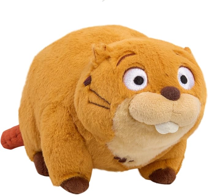 Disney and Pixar's Hoppers Small Plush - Mabel Beaver Soft Toy for Kids and Movie Fans, Inspired by The Hoppers Movie, Kids Toys for Ages 3 Up by Just Play