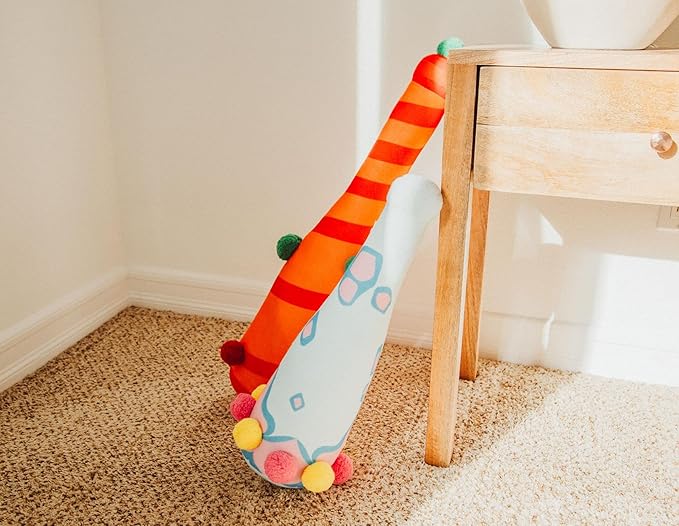 Killer Klowns from Outer Space Orange Baseball Bat 30-Inch Collector Plush Toy, Large Soft Stuffed Animal