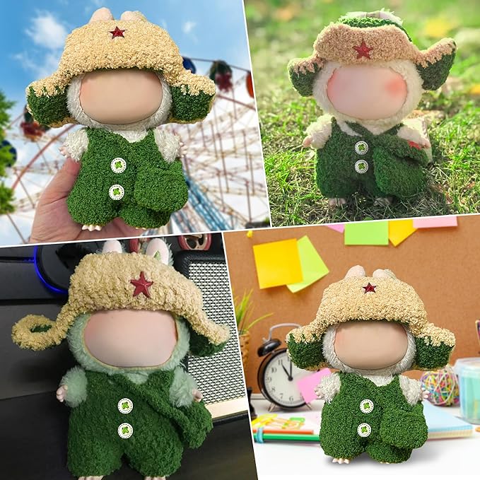 Clothes Fit for 17CM Doll, Fashion Doll Clothes Outfit Set Cute Theme Designer Toys Dress Accessories for Collector Fans Display (Greatcoat)