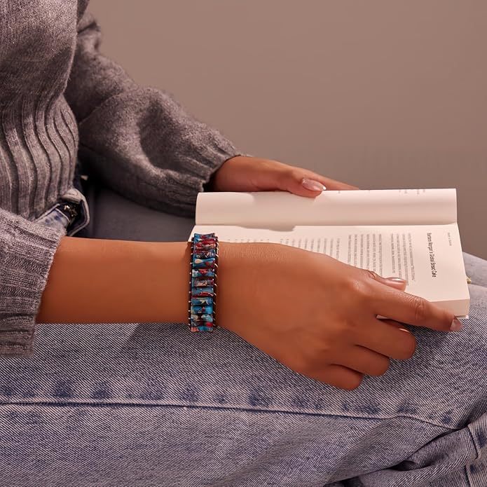 Inspirational Gifts Healing Bracelets for Women，Get Well Soon Encouragement Gifts for Women Friends Sister Mom，Handmade Natural Stone Healing boho Friendship Jewelry for women