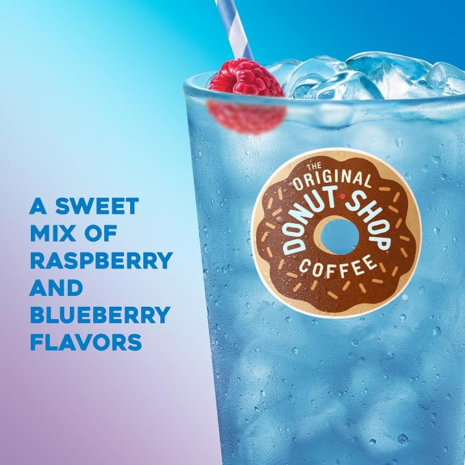 The Original Donut Shop Iced Refreshers, Berry Chill, Brew Over Ice Single Serve Keurig K-Cup Pods, 20-Count Box