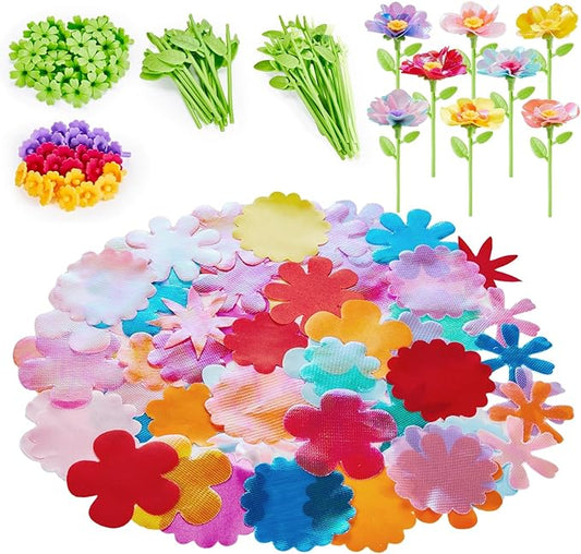 TOGGOT Fabric Flower Bouquet Toys Refill Pack – DIY Arts & Crafts Kit Accessories (Main Kit Not Included)