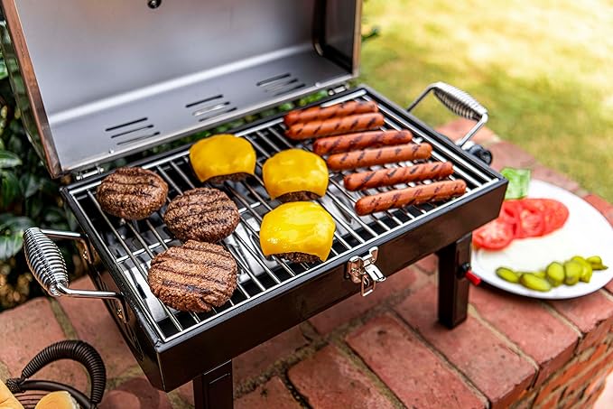 Charbroil 1-Burner Portable Gas Grill, Stainless Steel - 465640214