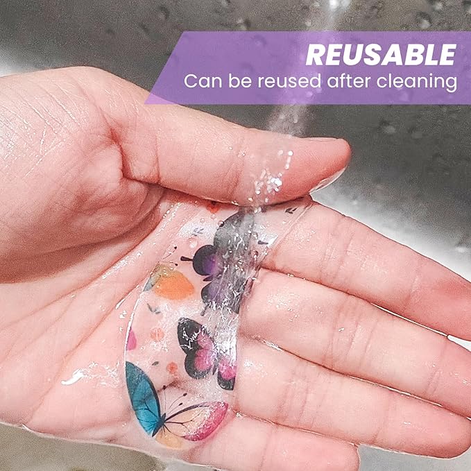 PERMANIA Under Eye Patch Silicone for Lash Lift & Lash Extensions Remover, Cute Cartoon Reusable and Soft Makeup Beauty Tools (4 pcs)