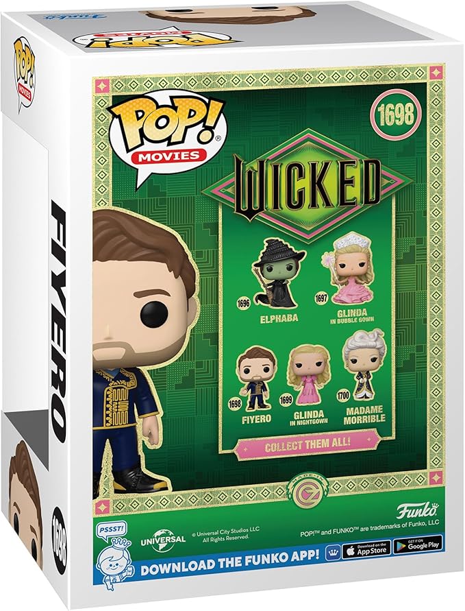 Funko POP Movies: Fiyero - Wicked - Collectable Vinyl Figure - Gift Idea - Official Merchandise - for Kids & Adults - Movies Fans - Model Figure for Collectors and Display