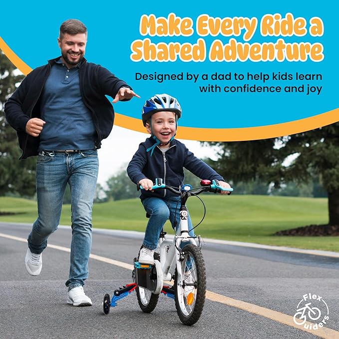 2.0 - Training wheels for 14 16 18" kids bikes. Training wheels that teach balance.