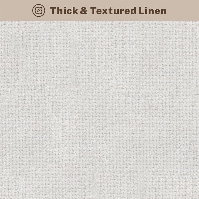 Grzyhem 2 Pack Throw Pillows with Inserts Included 18×18 Linen Decorative Pillow Covers with Inserts for Sofa Living Room Home Office Car Home Decor (Beige)