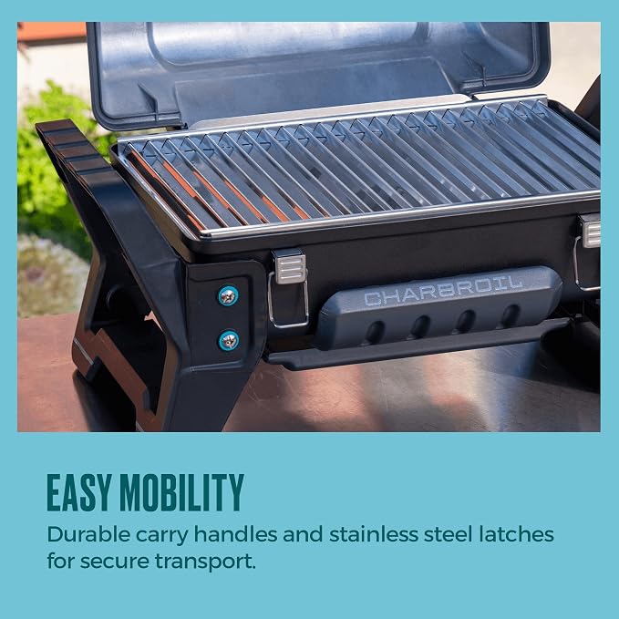 Charbroil Grill2Go X200 Portable Gas Grill, Dark Grey - 25409200