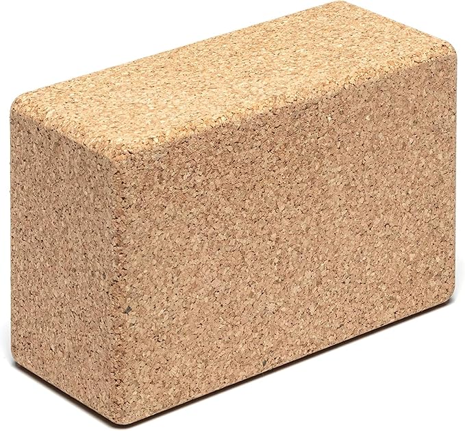 Go4Cork Cork Yoga Block | Non-Toxic, Alternative To Foam Yoga Blocks | Odorless, Soft, Non-Slip, Workout & Exercise | Yogi Gift Accessories | Men & Women | Eco Friendly, Sustainable
