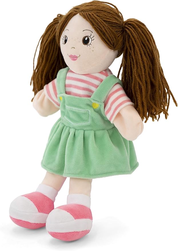 Playtime by Eimmie Hand Puppets for Kids (Allie) - 14" Soft Plush Toy for Boys & Girls, Pretend Play, Storytelling, Theater, Imaginative Fun, Educational Puppet for Toddlers & Children Ages 3+