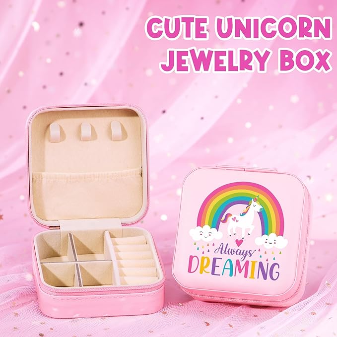 9PCS Unicorn Gifts for Girls Age 4-6 6-8, Toddler Girl Toys with Unicorn Glow in The Dark Blanket Crossbody Purse Kids Christmas Birthday Gifts Toys for 3 4 5 6 7 8+ Year Old Teen Girls Daughter Niece