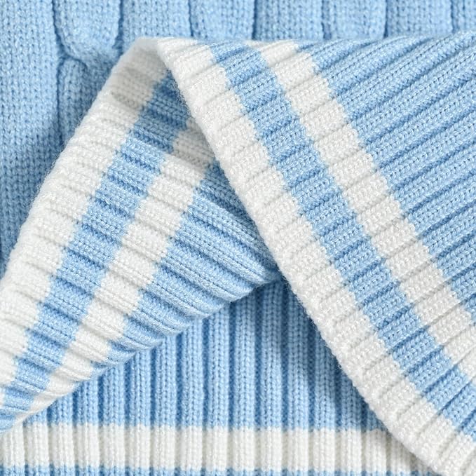 Women's Sweater Vest,Y2K Sleeveless Pattern Preppy Style Knitted Crop Tank Top for Girl