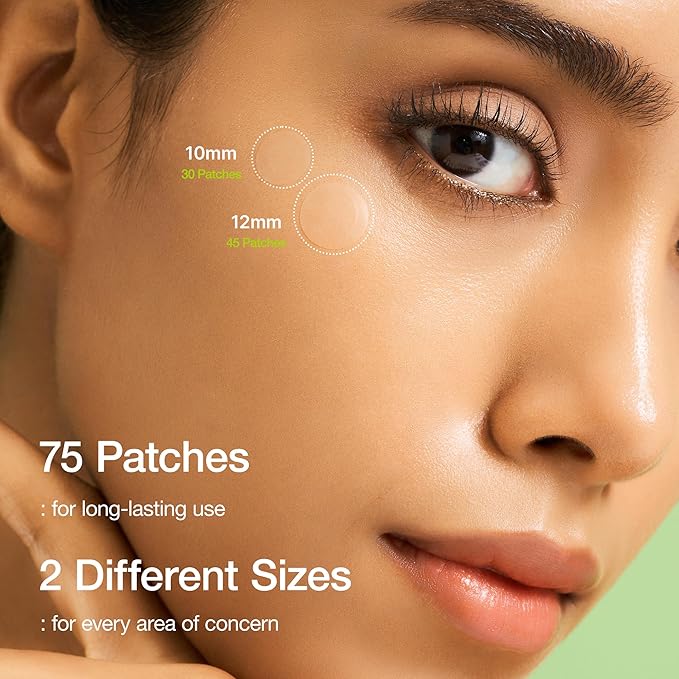 ANUA Ultra-Thin Spot Cover Patch, Invisible Hydrocolloid Acne Patch for Face, Cute Pimple Patches for Sensitive Skin, Korean Skincare, 75 Counts