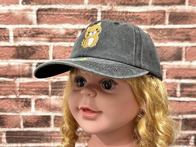 Embroidered Animal Baseball Hats for Boy and Girl