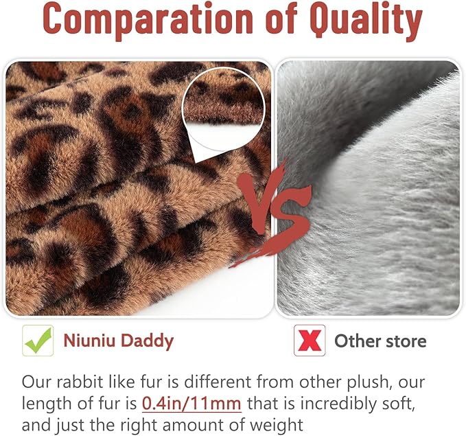 Niuniu Daddy 24" | 5 Pound Leopard Weighted Stuffed Animals for Kids Adults, Soft Leopard Weighted Beads for Plush Toys for Sleeping, Body Pillow for Present Birthday Christmas Holiday