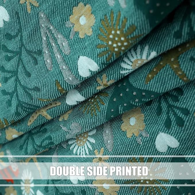 LUTBM Boho Throw Blanket for Bed, 100% Cotton Soft Cozy Breathable Quilt | Underwater Ocean Life Jacquard Farmhouse Decor, 80"x90" All Season Bed Blankets, For Sofa Couch Chair Bedroom Living Room