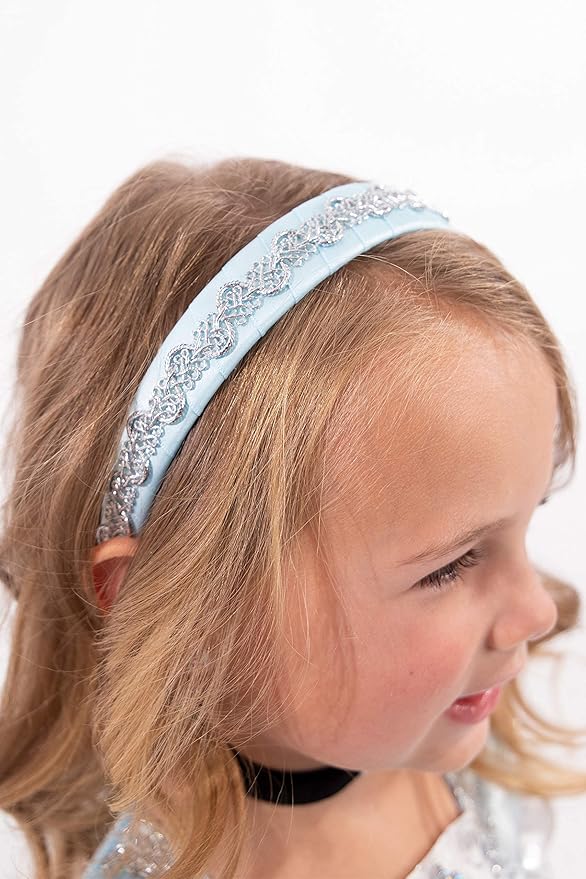 Cinderella Princess Dress Costume with Headband, Necklace, and White Glove Accessories Medium Age 3-5