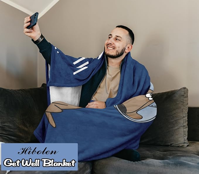 Get Well Gifts for Women/Men Blanket 50"x60", Inspirational Gifts | Humor Cancer Care/Survivor Gifts, Thinking of You Gifts for Men, Grief/After Surgery/Encouragement/Healing/Condolence Gift