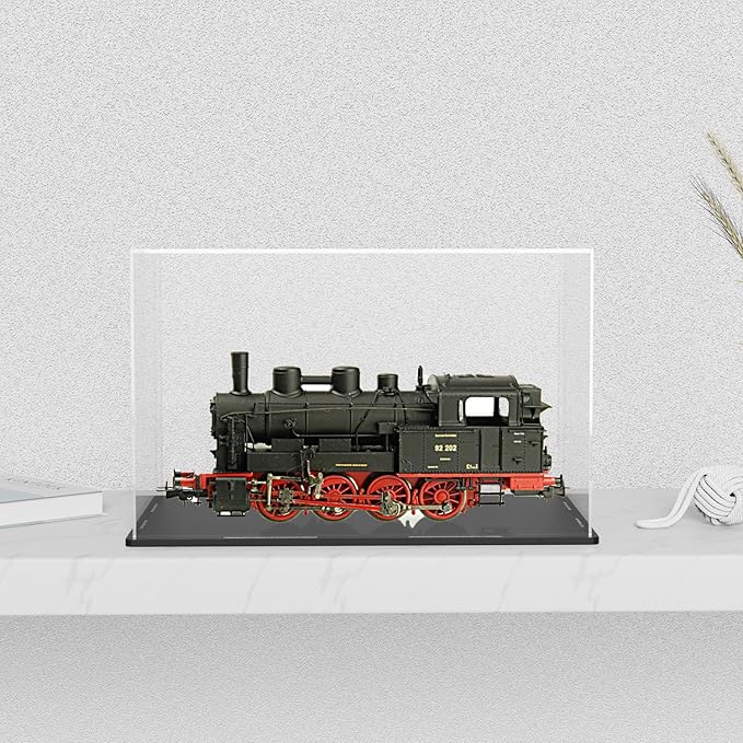 Acrylic Display Case for Collecibles, Clear Square Acrylic Box for Figures Statues Toys and Trophy, 14.5" L x 11" W x 11" H