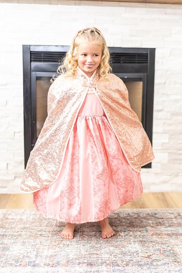 Little Adventures Shimmer Cloak Costume Dressup Ages 3-8 Machine Washable Child Pretend Play& Party Dress Up with No Glitter
