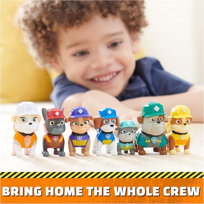 Rubble & Crew, Toy Figures Gift Pack, with 7 Collectible Action Figures, Kids Toys for Boys & Girls Ages 3+