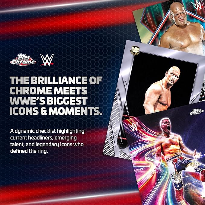 2026 Topps Chrome WWE - Factory Sealed - Value Box
