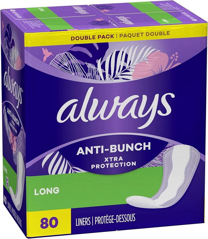 Always Liners 80 Ct Long