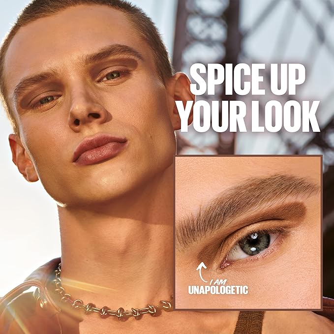 MAYBELLINE Color Tattoo Longwear Multi-Use 24HR Eye Shadow Stix, Rich, Long Lasting Eyeshadow, Eyeliner and Eye Primer Stick, I Am Unapologetic (Matte Cool Brown)