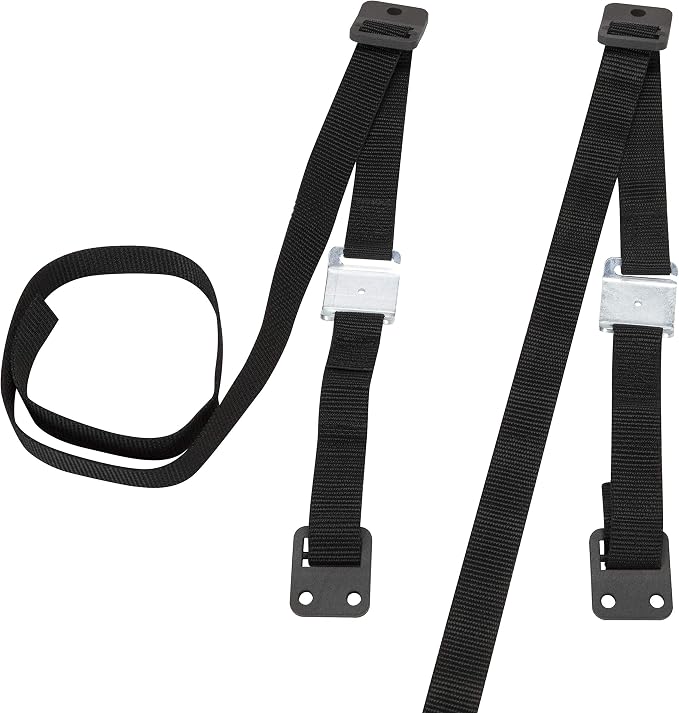 Safety 1st TV & Furniture Safety Straps, Black, Screws Included, 2‑Count (Pack of 3)
