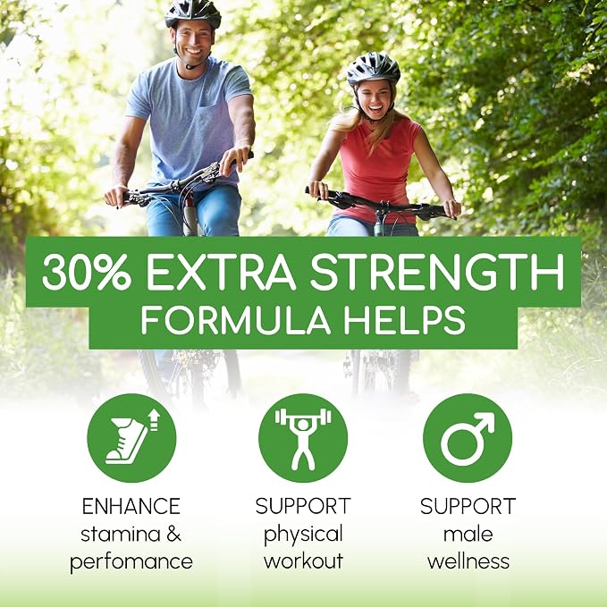 Horny Goat Weed Extract for Men and Women - Male Enhancing Supplement Stamina Herbal Pills - 120 Capsules