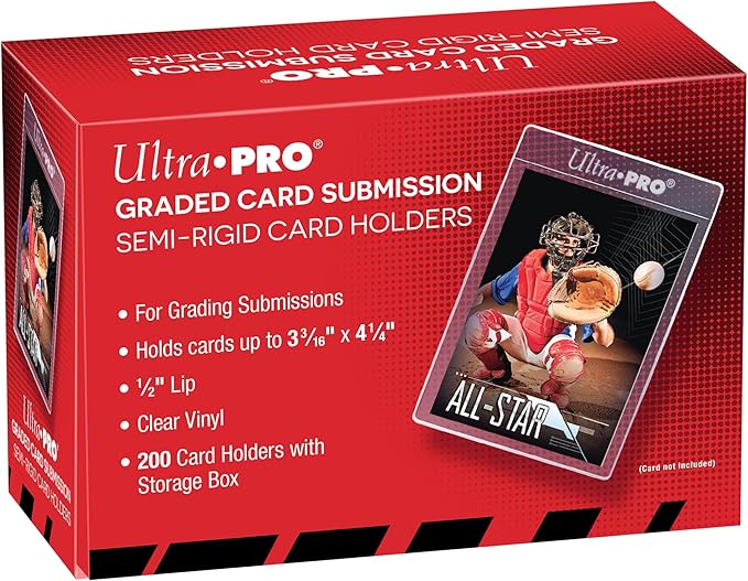 Ultra PRO Semi Rigid 1/2" Lip Tall Sleeves 200ct