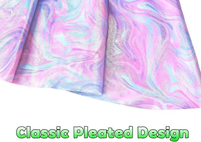 Gnainach Girls Skorts High Waist Athletic Skirts with Shorts Stretchy Activewear for Teens Kids Performance Tennis