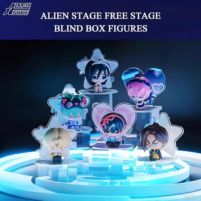 YJacuing Alien Stage Free Stage Series Blind Box Figures, Anime ALNST Officially Licensed Mystery Figurines (Whole Set, Contains All of 6 Characters)