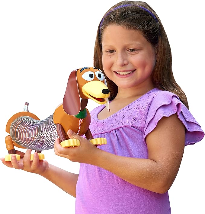 Disney•Pixar's Toy Story Slinky Dog Pull Toy, Walking Spring Toy for Boys and Girls, Kids Toys for Ages 18 Month by Just Play