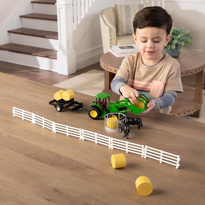 John Deere 1/32 21 Piece Haying Toy Set - LP84319