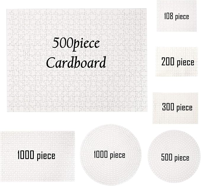 Custom Puzzle from Photo Custom Jigsaw Puzzle Unique Birthday Present Suitable for Children Family and Friends Personalized Puzzle-Multi Size (500piece-Cardboard)