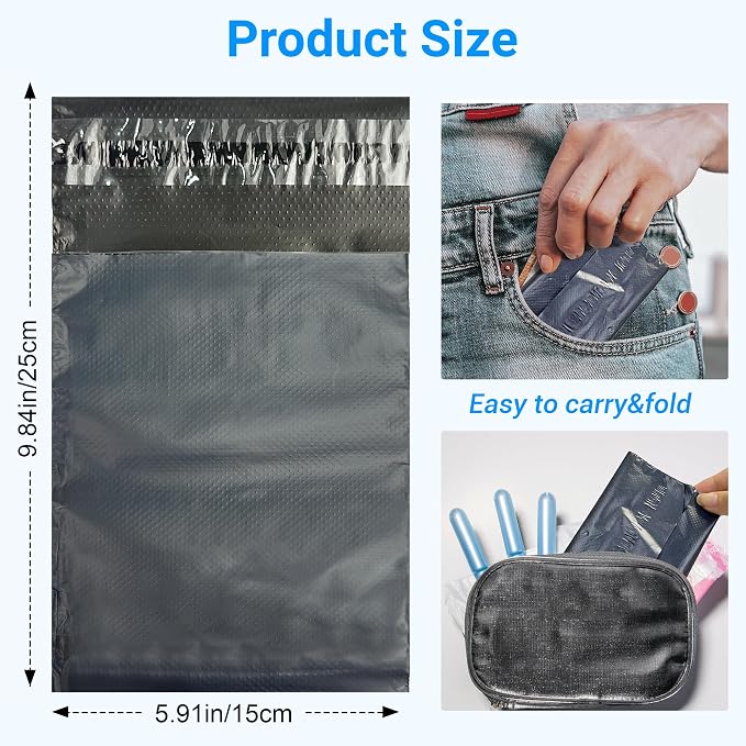 200 Sanitary Napkin Disposal Bags, Feminine Hygiene Tampon Disposal Bags | Self-Sealing Seals, Women's Privacy Protection, for Tampons Period Pad