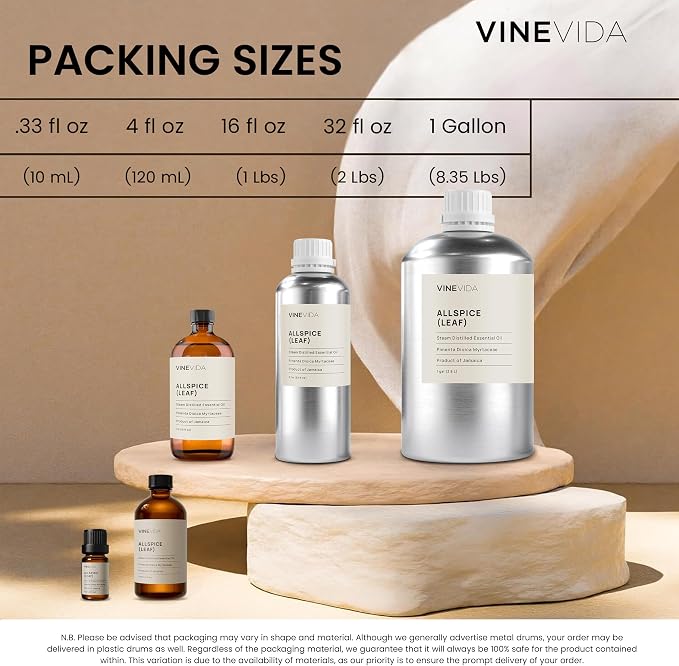 VINEVIDA Vetiver Essential Oil 16 oz - Undiluted for Candle Making, Soap Making