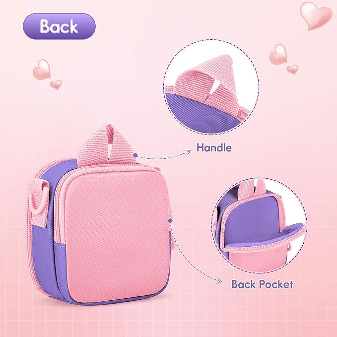 Carrying Case Compatible with Bitzee Interactive Toy Digital Pet, Portable Bag with Shoulder Strap for Virtual Electronic Pet Accessories,Purple (Bag only) Patented Design