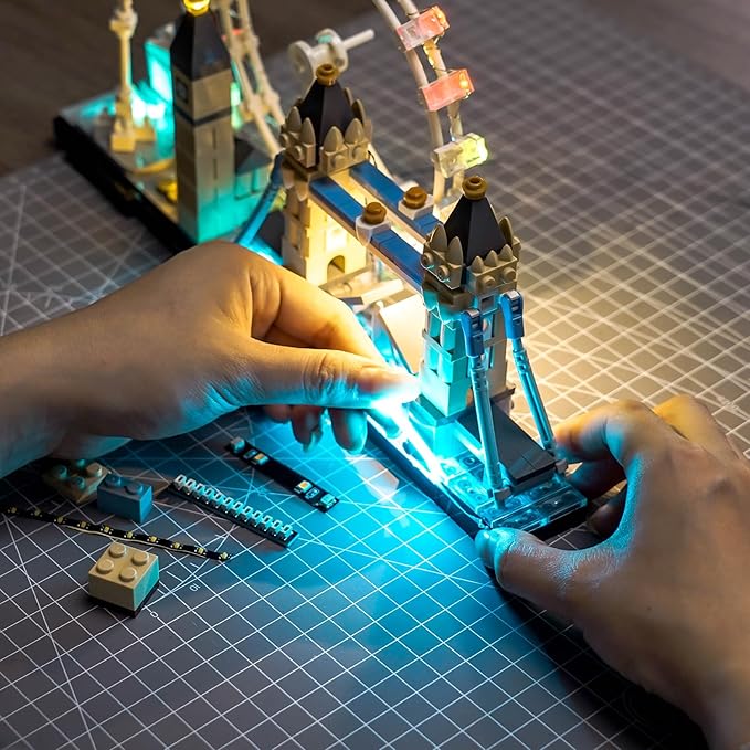 LED Lighting Compatible with LEGO Architecture London Skyline 21034，Light Kit Compatible with LEGO 21034, NOT Included The Model Set - JUST Lights
