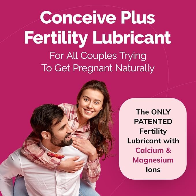 CONCEIVE PLUS Fertility Lubricant for Couples Trying to Conceive Naturally | Water-Based Lube and Lube Support for Intimacy | Water Based Lubrification for Women pH Balance | 8 Pre-Filled Applicators